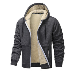 Men's New Casual Lambskin Thickened Jacket