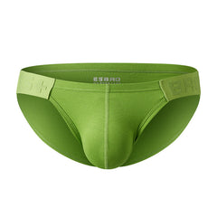 Men's Low Waist Ribbed Sweat-absorbent Comfortable Sexy Briefs