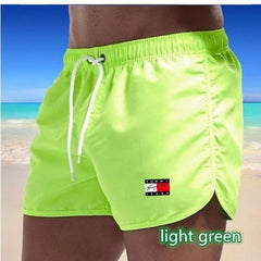 Men's casual youth multi-color sports swimming shorts men
