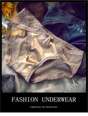 Sexy French lace transparent mesh thin and breathable panties