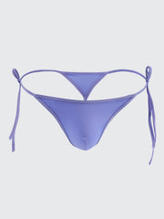 Men's Seamless Breathable Transparent Ice Silk String Thong