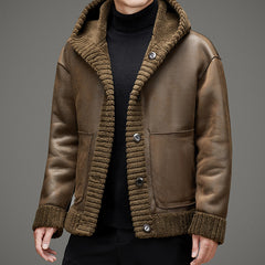 2023 Winter Reversible Sherpa Lapel Thickened Warm Jacket