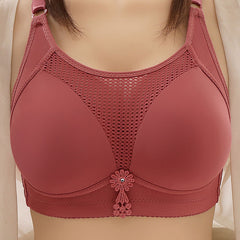 Breathable Thin Push Up Anti-Sag Bra