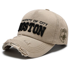 New personalized letter denim baseball cap