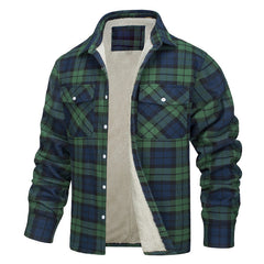 2023 New Style Lapel Plaid Loose Jacket