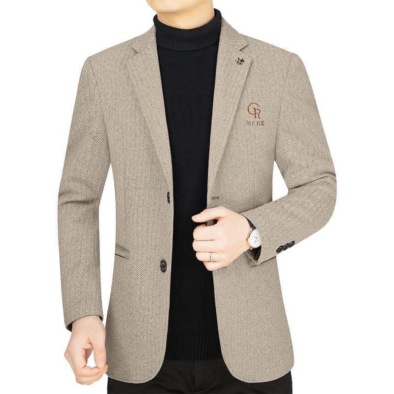 Thin business casual suit