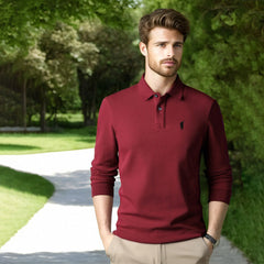 Men's Lapel High-end Business Casual Polo Shirt