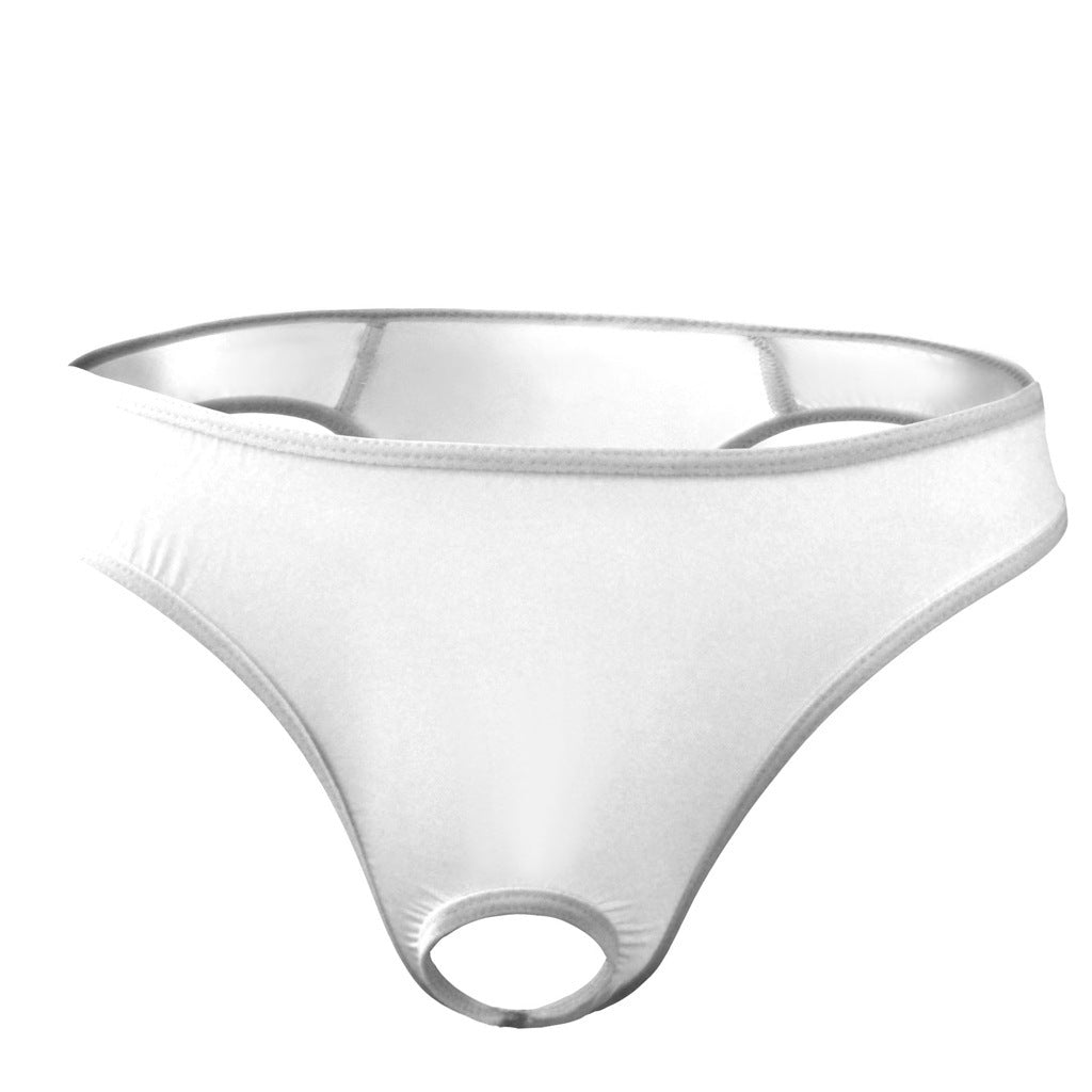 Men's Transparent Ice Silk Thong