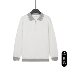 Business Long Sleeve Polo Knit