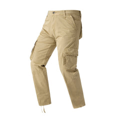 Men's Pure Cotton Retro Outdoor Commuting Tactical Casual Pants