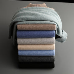 Men's 100% Pure Wool Turtleneck Sweater
