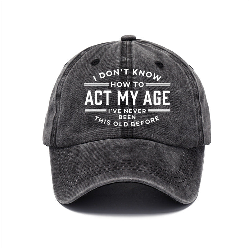 Men's Retro Soft Top Baseball Cap