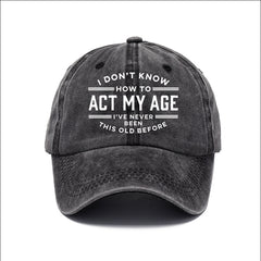 Men's Retro Soft Top Baseball Cap