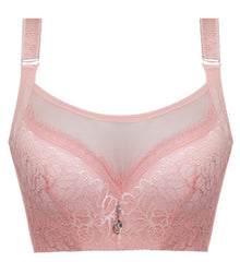 Thin full cup sexy plus size bra