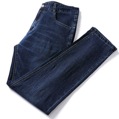Men's Large Size Casual Loose Straight Stretch Jeans