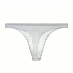 Men's Ultra-thin Mesh Ice Silk Seamless Breathable Quick-drying Sexy Sports Thong