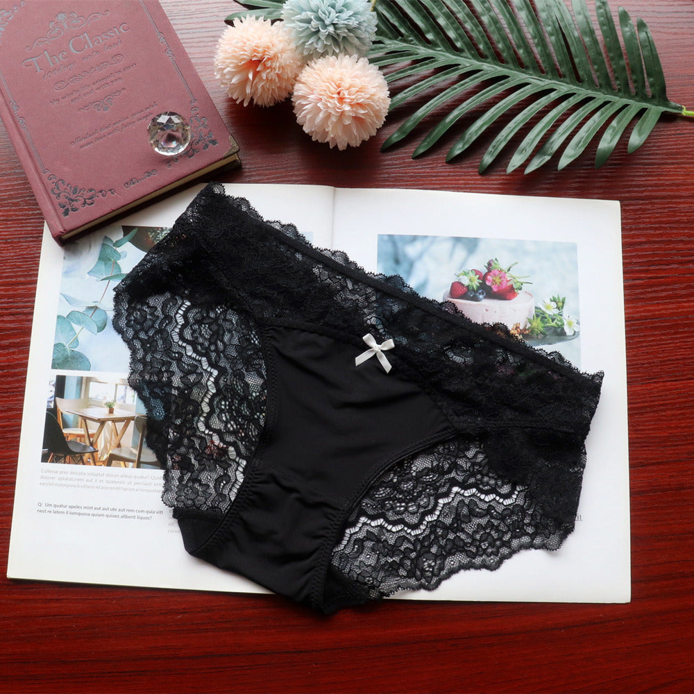Sexy Lace Low-waist Comfortable Breathable Quick-drying Briefs