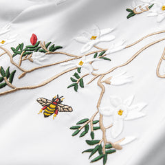 2023 New Fashion Pattern Embroidered Slim Fit Non-Iron Shirt