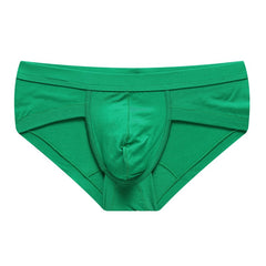 Men's Bag-resistant Low-rise Solid Color Simple Briefs