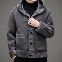 2023 Winter Reversible Sherpa Lapel Thickened Warm Jacket