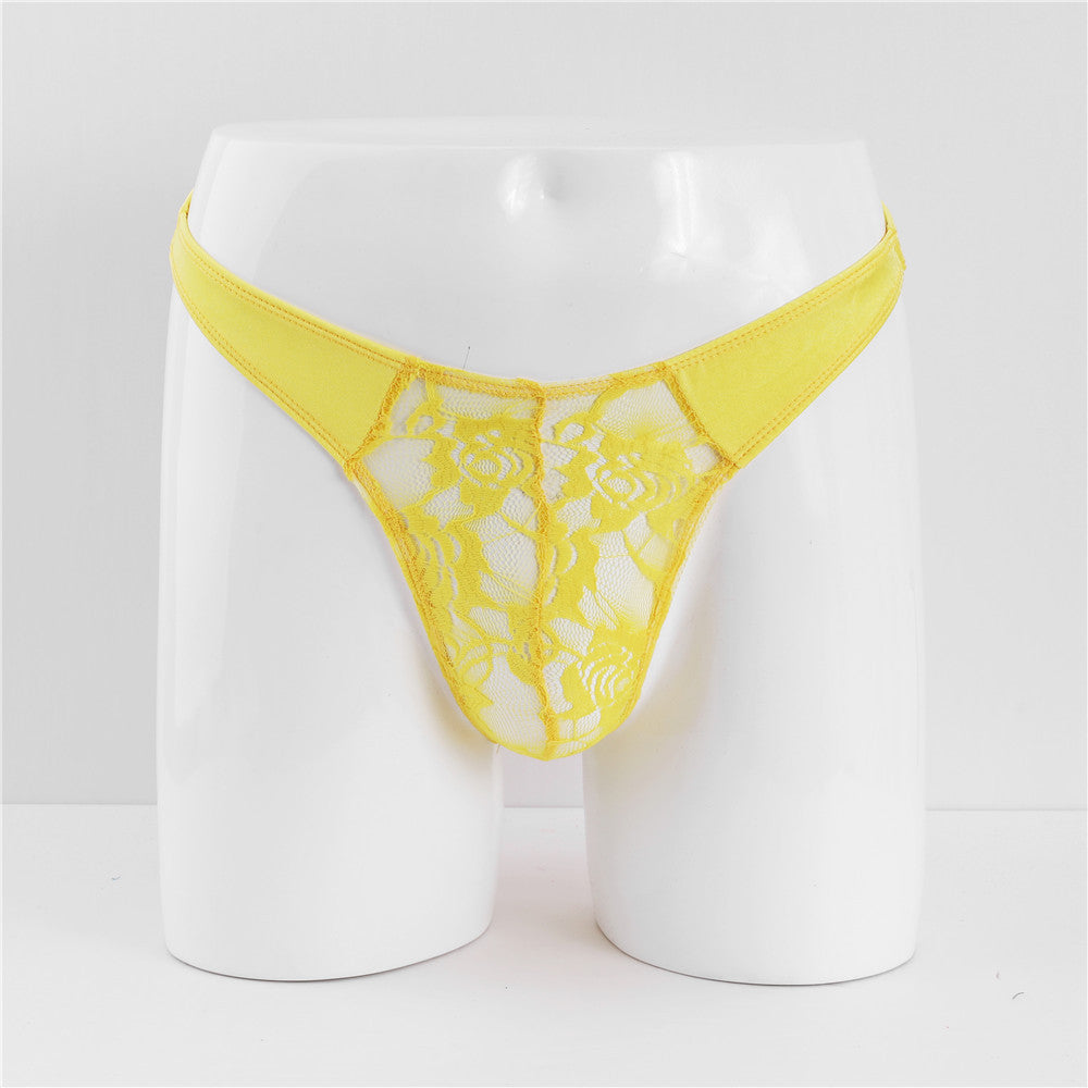 Trendy personalized lace U-convex perspective Panties