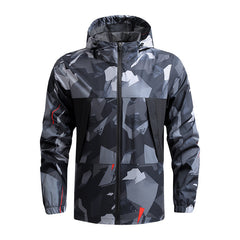 Men's Outdoor Casual Quick Dry Windproof Hiking Jacket