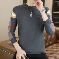 Crew neck loose pullover sweater