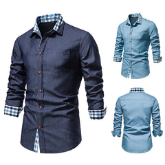 Men's Fashion Casual Plaid Shirt