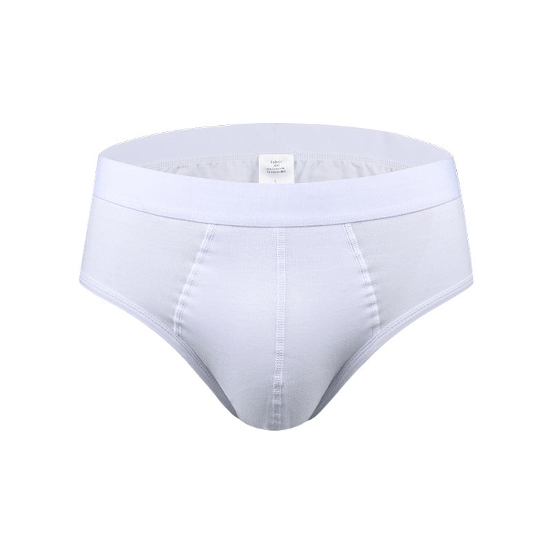 Men's Pure Cotton High Elastic Comfortable Briefs
