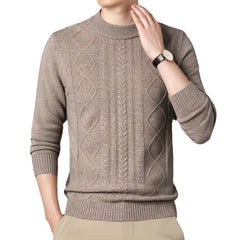 New casual round neck warm thick sweater