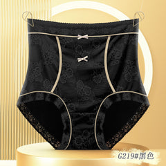 High waist lace plus size women's panties