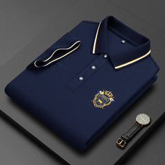 Hot sale fashionable cotton embroidered POLO shirt
