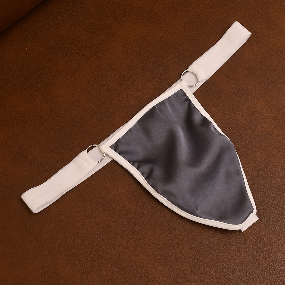 Sexy Stretchy Low-rise Satin Thong