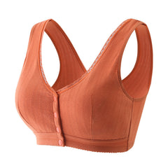 Solid color new comfortable wire-free bra