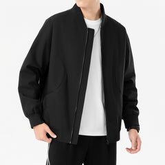 Men's Stand Collar Casual Loose Large Size Jacket
