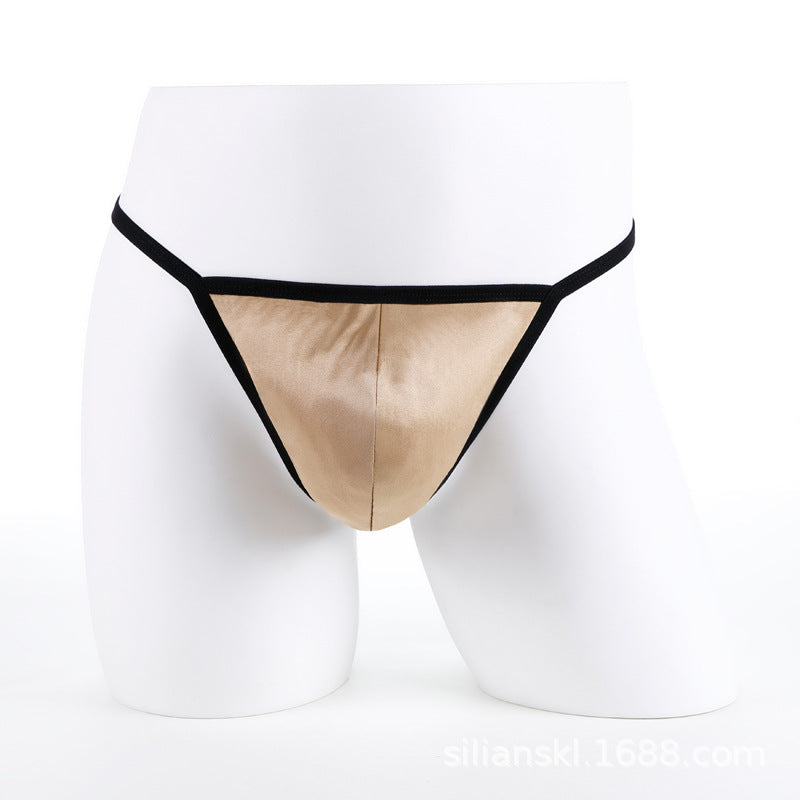 100% Mulberry Silk Sexy Low Rise Thong