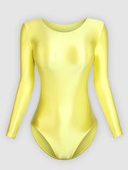 Bodycon Shiny Silk Bodysuit