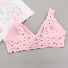 Front clasp no steel ring push up large size bra