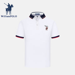 New thin lapel casual sports polo shirt