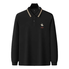Men's Casual Fashion Embroidered Polo Shirt