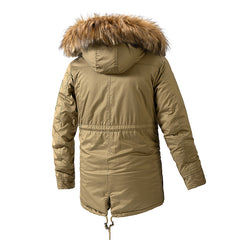 2023 Winter Thickened Velvet Fashionable Warm Parka Jacket