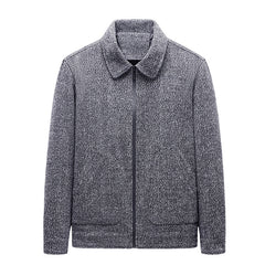 2024 Men's Woolen Fashion Soft Business Casual Jacket