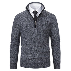 Fleece Half‑Zip Pullover Sweater