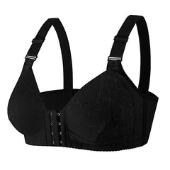 Thin front buckle bra without wires