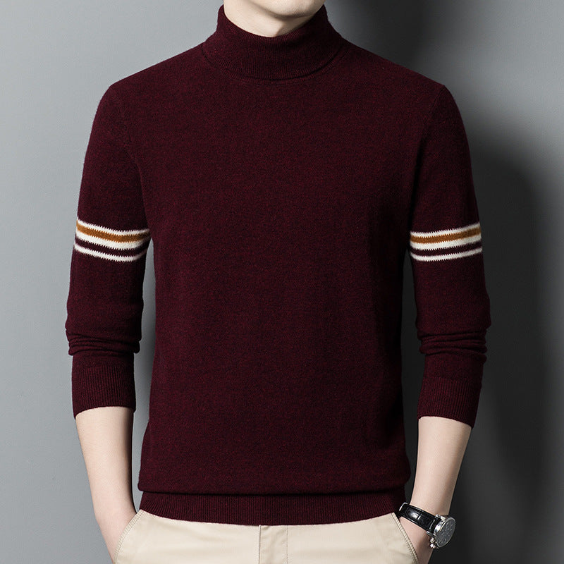 Men's Turtleneck Soft Warm Wool Sweater
