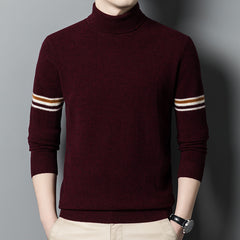 Men's Turtleneck Soft Warm Wool Sweater
