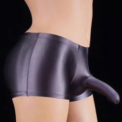 Shiny, silky, high-elastic, breathable panties