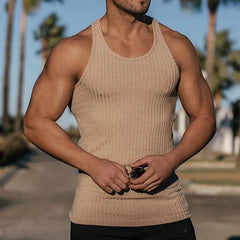Summer Knitted Fitness Sports Slim Vest