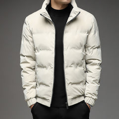 New men's stand collar zipper fashionable down jacket