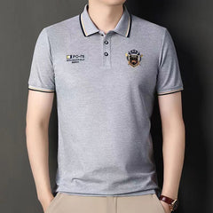 Hot sale fashionable cotton embroidered POLO shirt